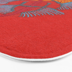 Stitches - Electric ray Bath Mat Gallery Image 3
