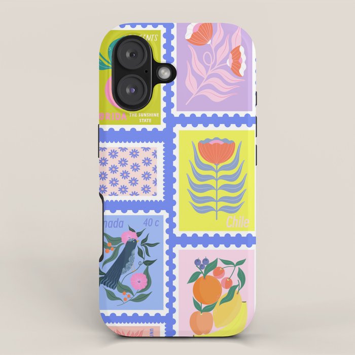 Vintage Stamps iPhone Case
