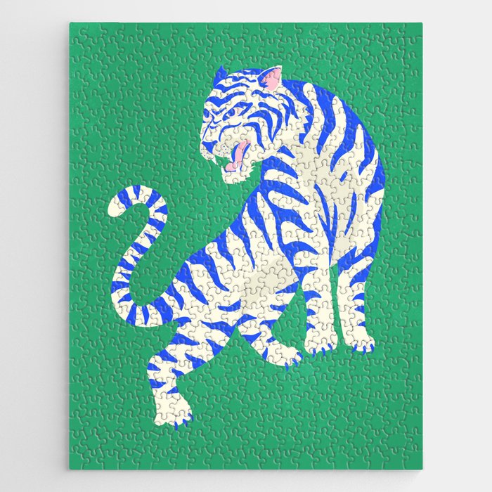 The Roar: White Tiger Edition Jigsaw Puzzle Gallery Image 1