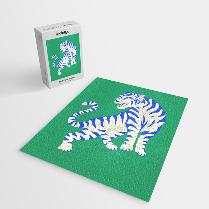 The Roar: White Tiger Edition Jigsaw Puzzle Gallery Image 2