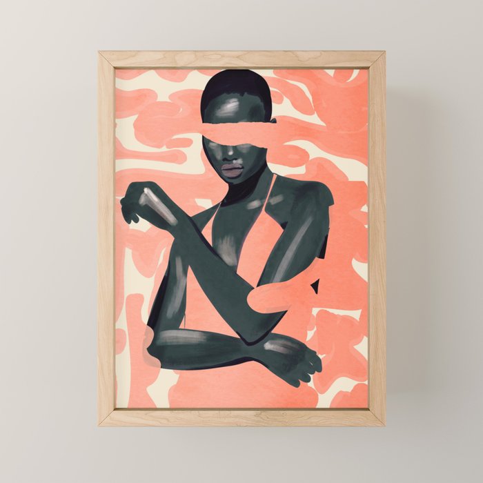 Girl Portrait 30 Mini Art Print Gallery Image 1