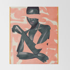 Girl Portrait 30 Throw Blanket Gallery Image 2