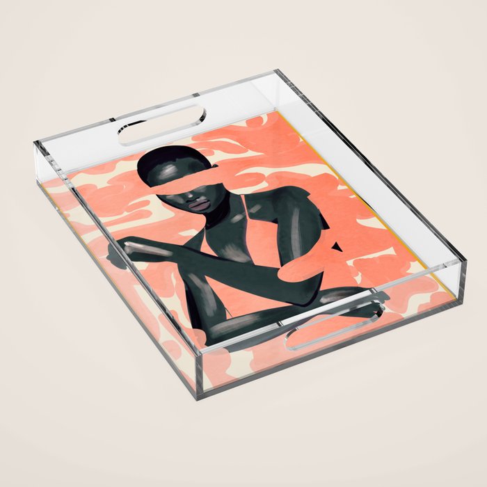 Girl Portrait 30 Acrylic Tray Gallery Image 1