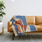 The Shape of Love Throw Blanket Gallery Image 1