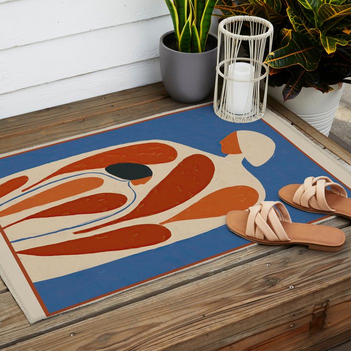 The Shape of Love Outdoor Rug Gallery Image 2