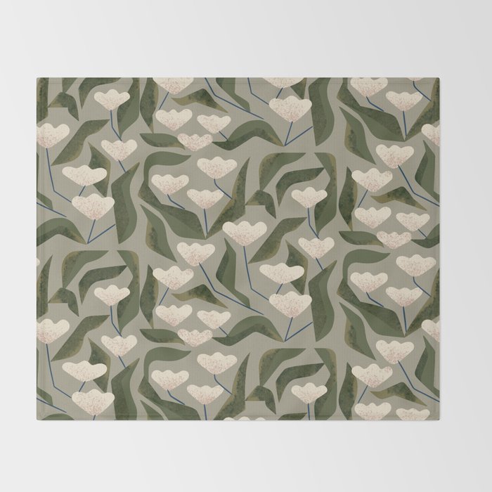 Snowdrops Throw Blanket Gallery Image 2