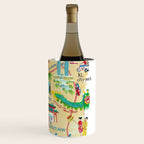 Illustrative map Kuala Lumpur Malaysia travel Wine Chiller Gallery Image 3