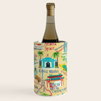 Illustrative map Kuala Lumpur Malaysia travel Wine Chiller Gallery Image 1