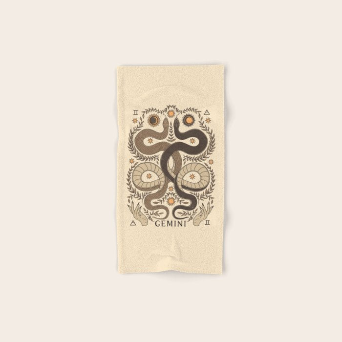 Gemini, The Twins Bath Towel Gallery Image 1