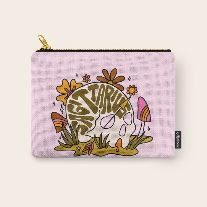 Sagittarius Skull Carry All Pouch Gallery Image 1