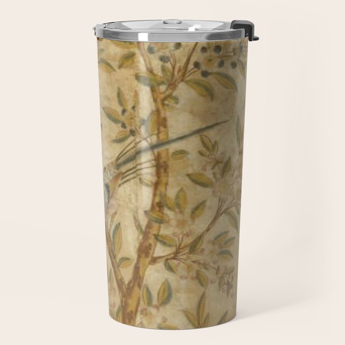 Antique 18th Century Gold Chinoiserie Garden Fresco Travel Mug Gallery Image 2