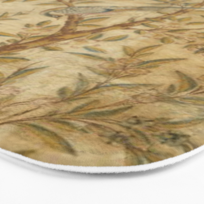Antique 18th Century Gold Chinoiserie Garden Fresco Bath Mat Gallery Image 3