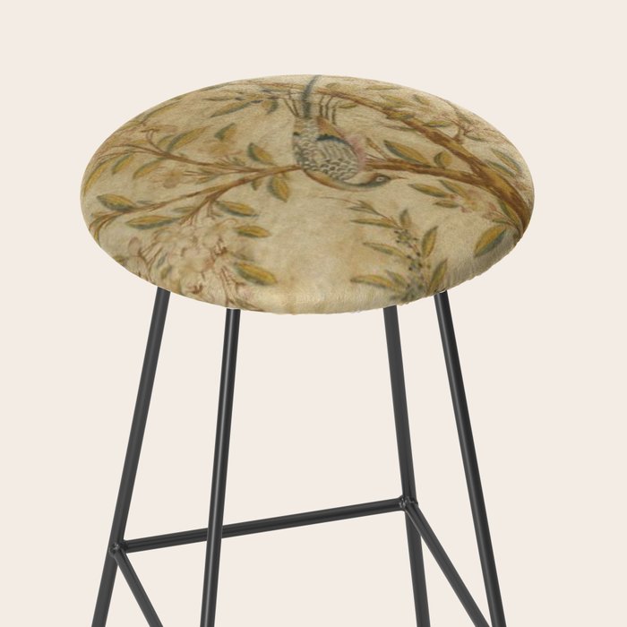 Antique 18th Century Gold Chinoiserie Garden Fresco Stool Gallery Image 2