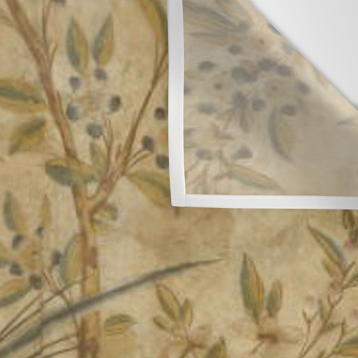 Antique 18th Century Gold Chinoiserie Garden Fresco Wall Tapestry Gallery Image 3