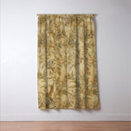 Antique 18th Century Gold Chinoiserie Garden Fresco Window Curtain Gallery Image 3