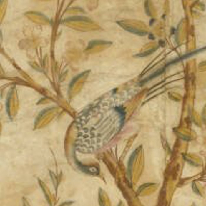 Antique 18th Century Gold Chinoiserie Garden Fresco Coffee Mug Gallery Image 2