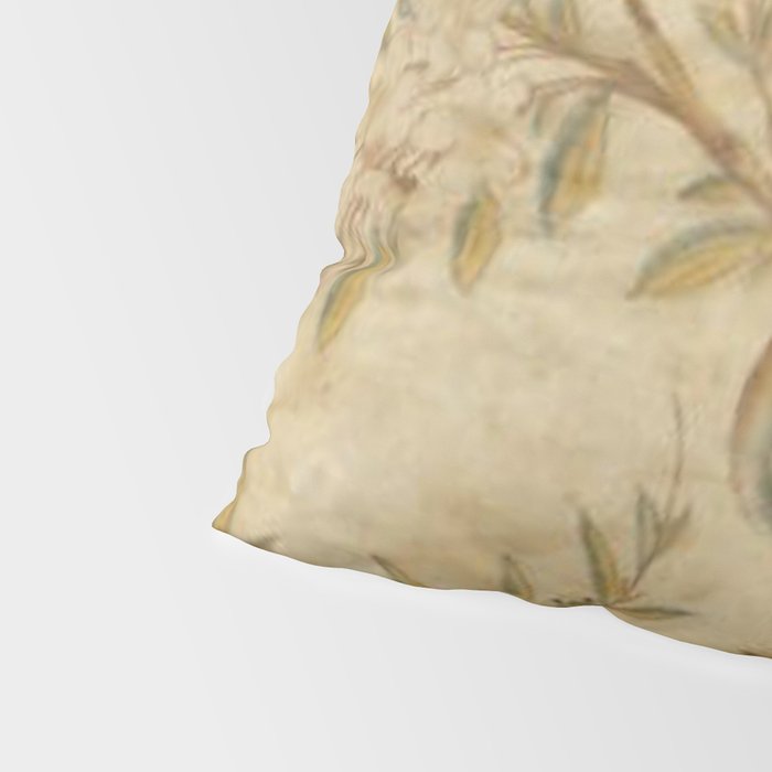 Antique 18th Century Gold Chinoiserie Garden Fresco Pillow Sham Gallery Image 4