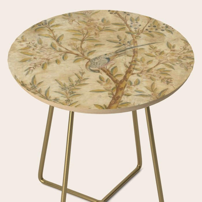 Antique 18th Century Gold Chinoiserie Garden Fresco Side Table Gallery Image 2