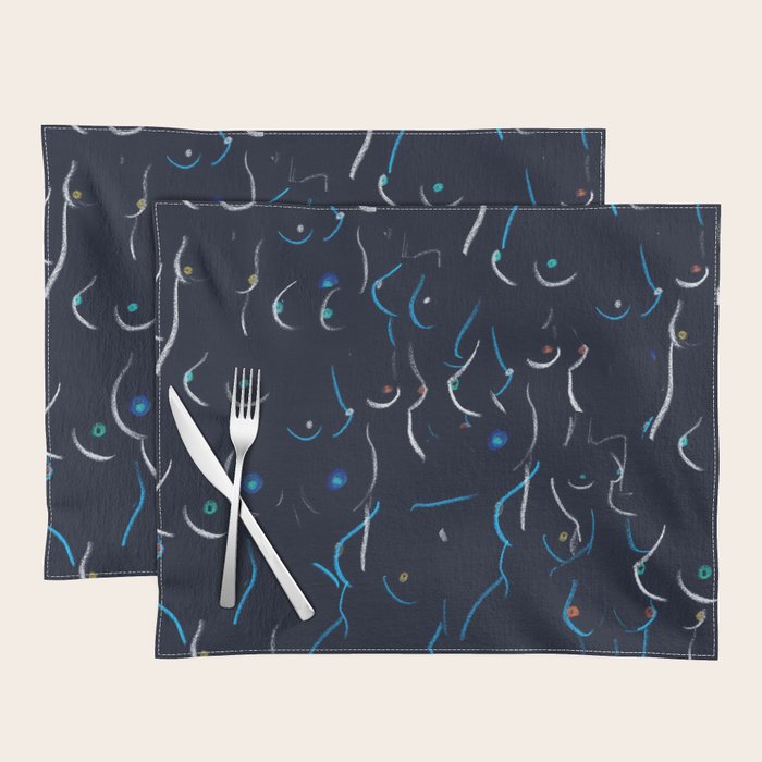 Breasts in Night Placemat Gallery Image 1