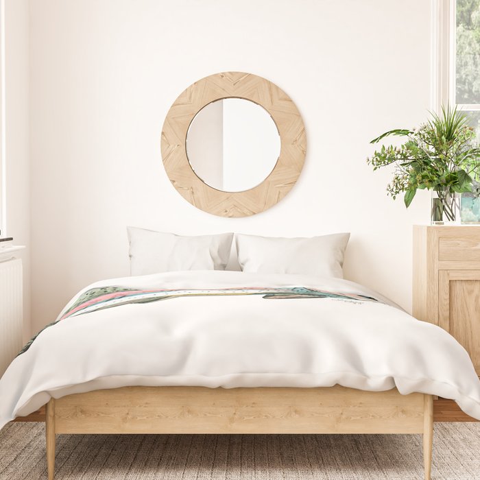 Rainbow Trout Collage Duvet Cover Gallery Image 3
