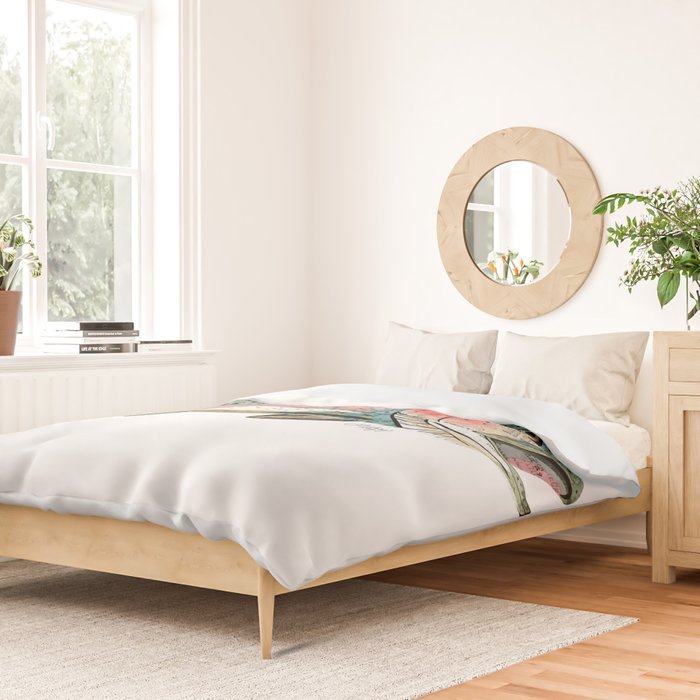 Rainbow Trout Collage Duvet Cover Gallery Image 2