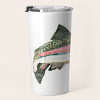 Rainbow Trout Collage Travel Mug Gallery Image 3