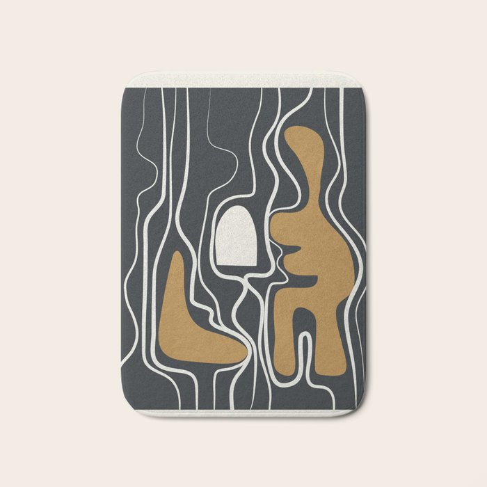 Minimal Abstract Form 1 Bath Mat Gallery Image 1