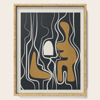 Minimal Abstract Form 1 Serving Tray Gallery Image 1