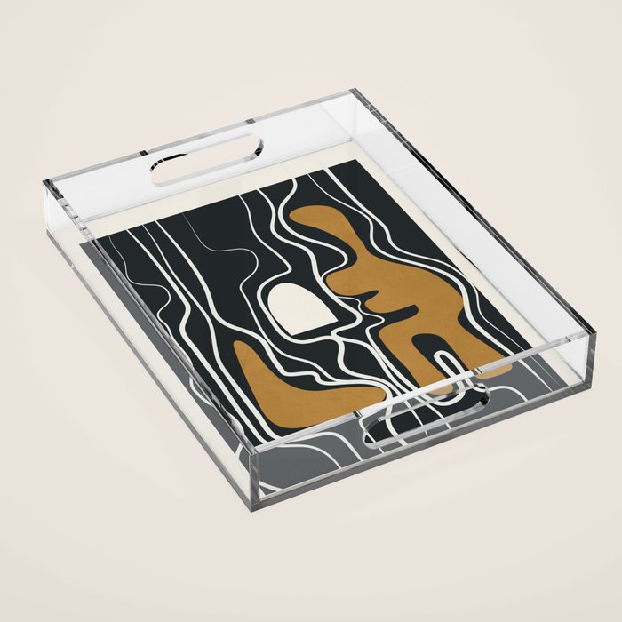 Minimal Abstract Form 1 Acrylic Tray Gallery Image 1