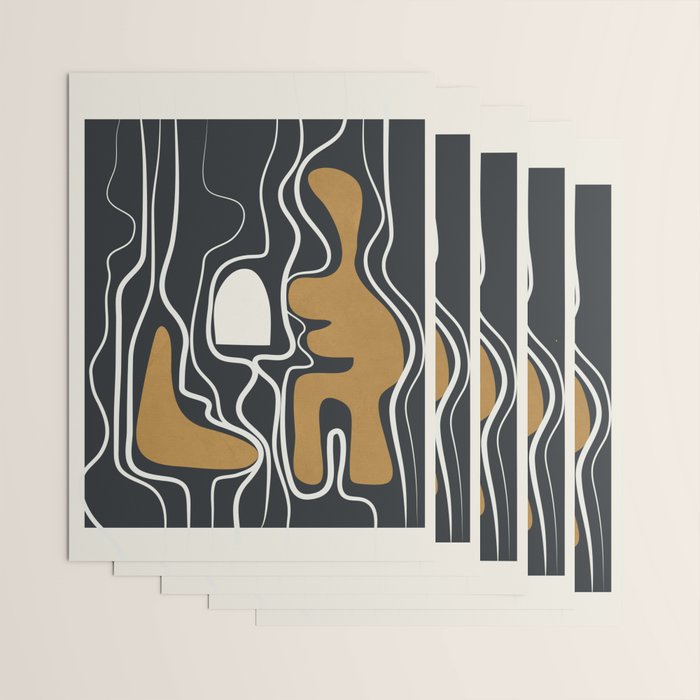 Minimal Abstract Form 1 Wrapping Paper Gallery Image 3