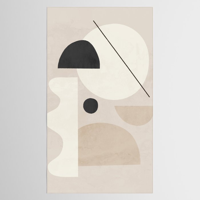 Abstract Minimal Shapes 25 Tablecloth Gallery Image 2