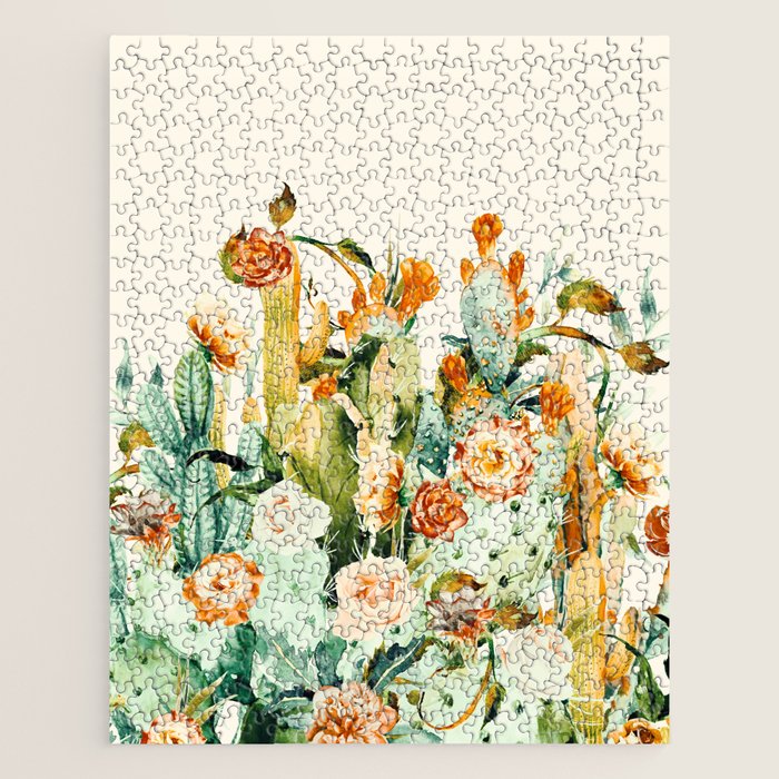 Succulent flowered cactus Jigsaw Puzzle Gallery Image 1