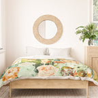 Succulent flowered cactus Duvet Cover Gallery Image 3