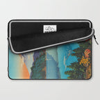 Tsuchiya Koitsu Vintage Japanese Woodblock Print Fall Autumn Mount Fuji Laptop Sleeve Gallery Image 2