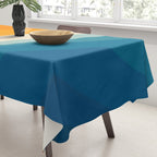 Abstract colorful landscape with wavy sea and sun Tablecloth Gallery Image 3