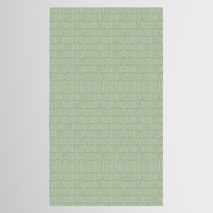Boho Wall Art, Colour Prints, Sage Green, Line Art Tablecloth Gallery Image 2