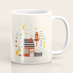 Christmas Winter Hut Illustration Coffee Mug Gallery Image 1