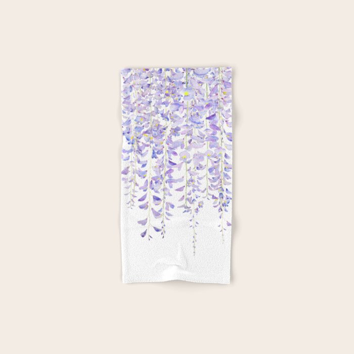 purple wisteria in bloom 2021 Bath Towel Gallery Image 1