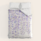 purple wisteria in bloom 2021 Duvet Cover Gallery Image 6