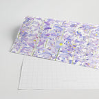 purple wisteria in bloom 2021 Wrapping Paper Gallery Image 2