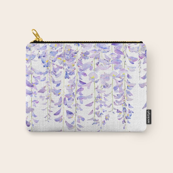 purple wisteria in bloom 2021 Carry All Pouch Gallery Image 1