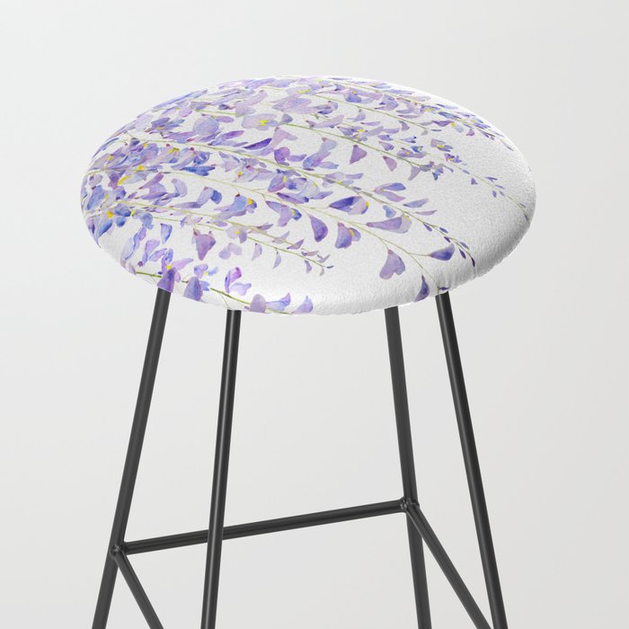 purple wisteria in bloom 2021 Stool Gallery Image 2