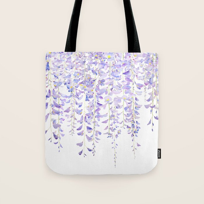 purple wisteria in bloom 2021 Tote Bag Gallery Image 1