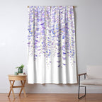 purple wisteria in bloom 2021 Window Curtain Gallery Image 5