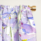 purple wisteria in bloom 2021 Window Curtain Gallery Image 2