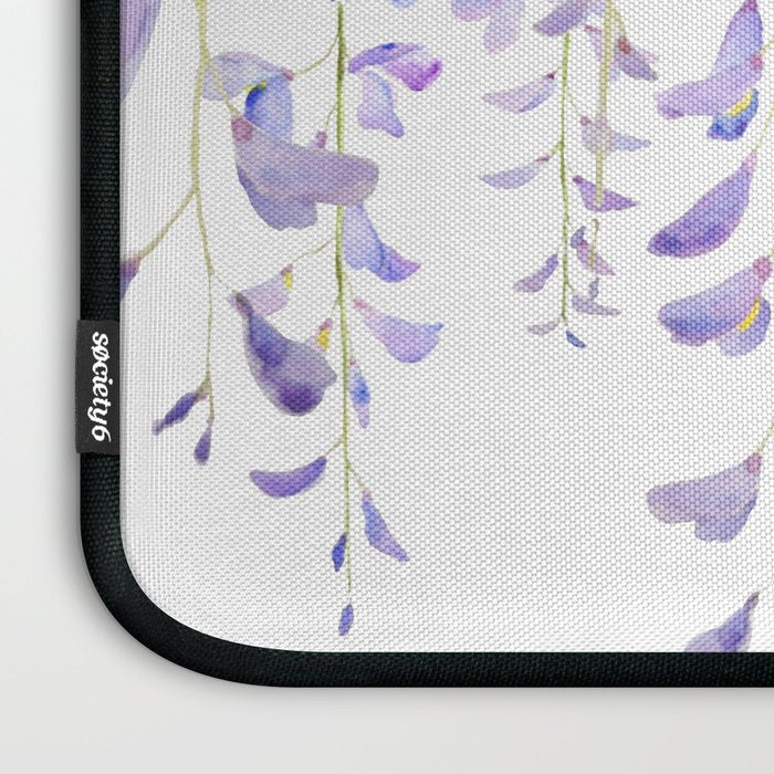 purple wisteria in bloom 2021 Laptop Sleeve Gallery Image 3