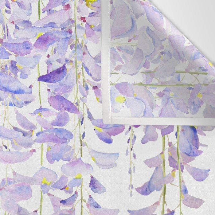 purple wisteria in bloom 2021 Wall Tapestry Gallery Image 3