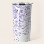 purple wisteria in bloom 2021 Travel Mug Gallery Image 1