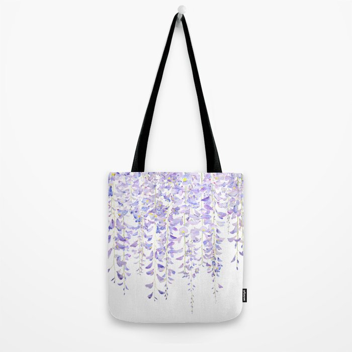 purple wisteria in bloom 2021 Tote Bag Gallery Image 2