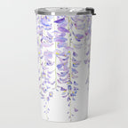 purple wisteria in bloom 2021 Travel Mug Gallery Image 2